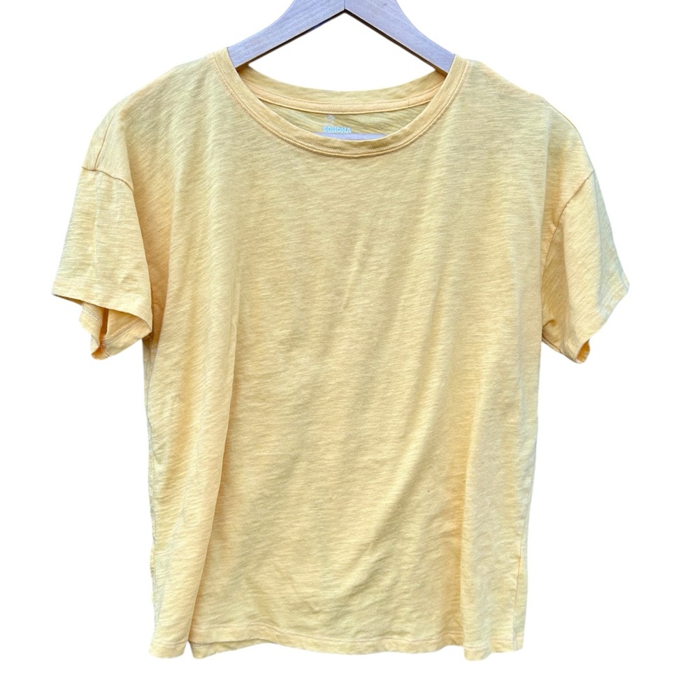 Sonoma Shirt Sleepwear Sz. Small Yellow Steetch